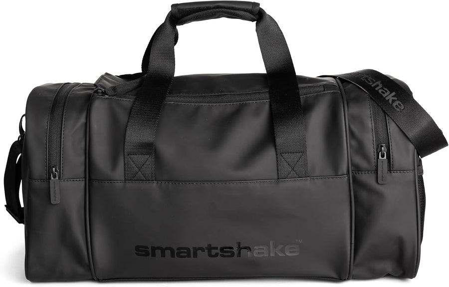 Gym Bag for Men – Waterproof Bag Duffel with Shoe Compartment, Wet Pocket & Adjustable Strap – Ideal for Fitness, Travel, and Outdoor Activities (Black)